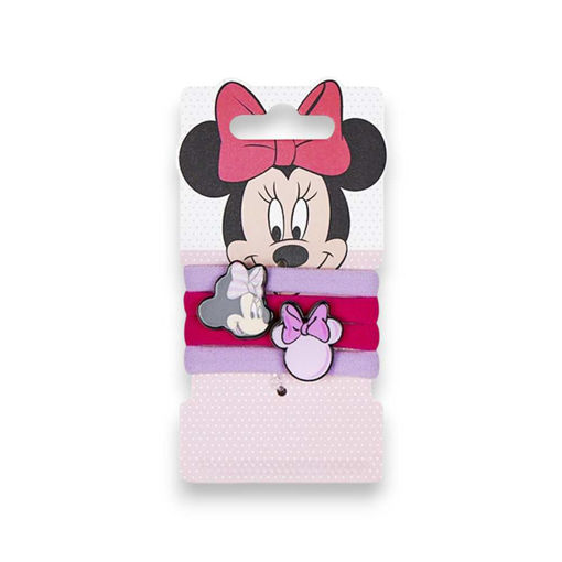 Picture of MINNIE MOUSE HAIR ELASTICS 4 PACK
